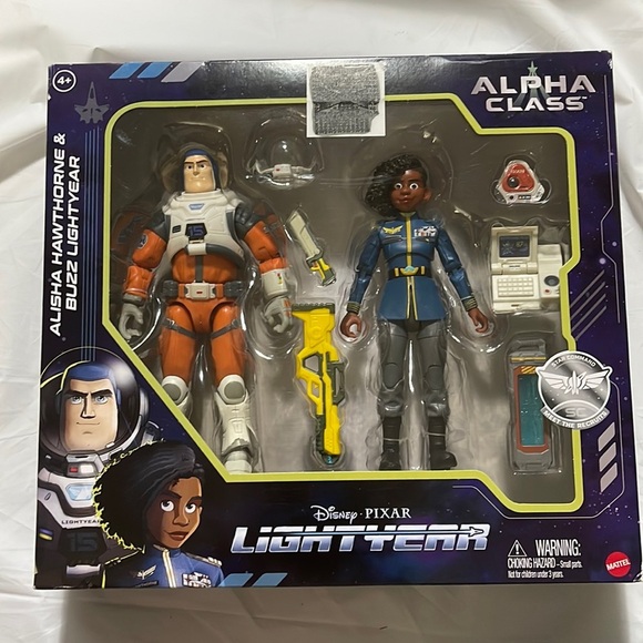 Disney Other - Disney Pixar Lightyear 2021 Alpha Class Buzz & Alisha Hawthorne Marvel Star Wars